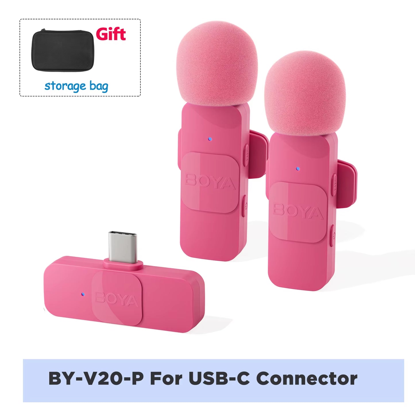 Professional Wireless Lavalier Microphone | Ultra-Compact Clip-On Mic for iPhone & Android