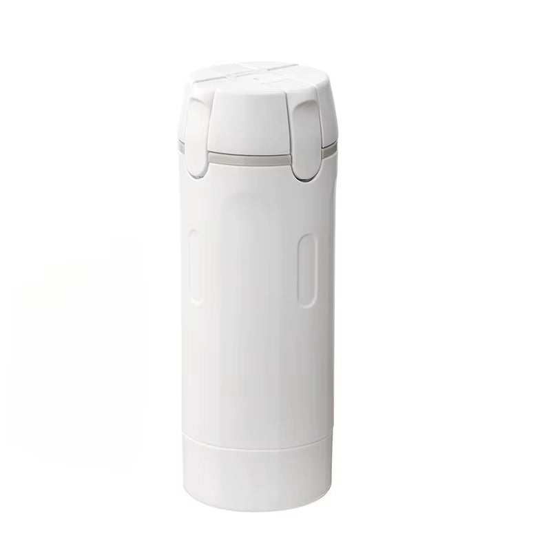 4-in-1 Minimalist Travel Dispenser Set | Leak-Proof Refillable Toiletry Organizer with Labels