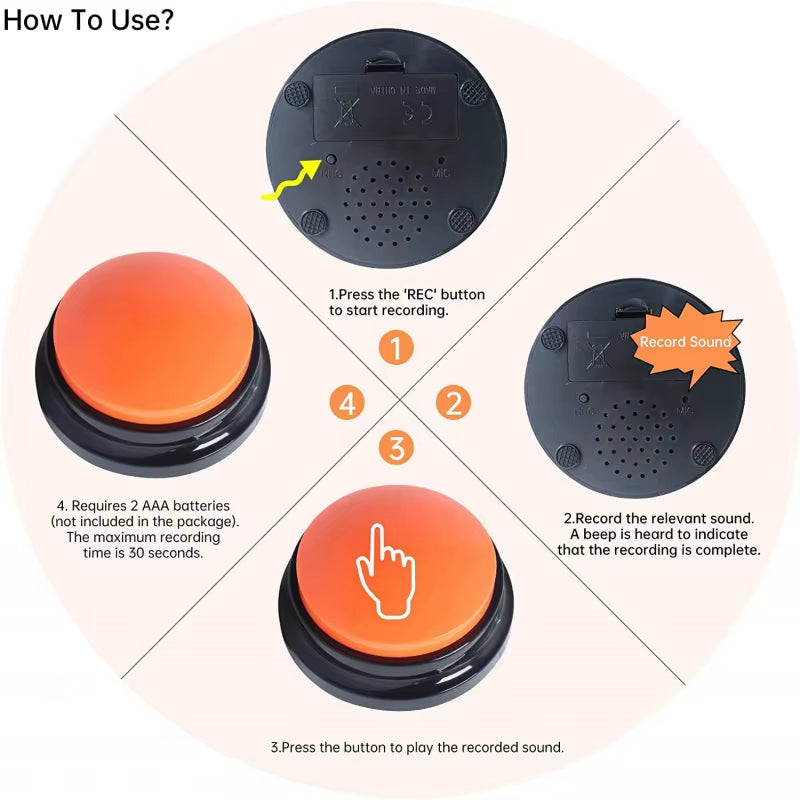 Pet Communication Training Buttons