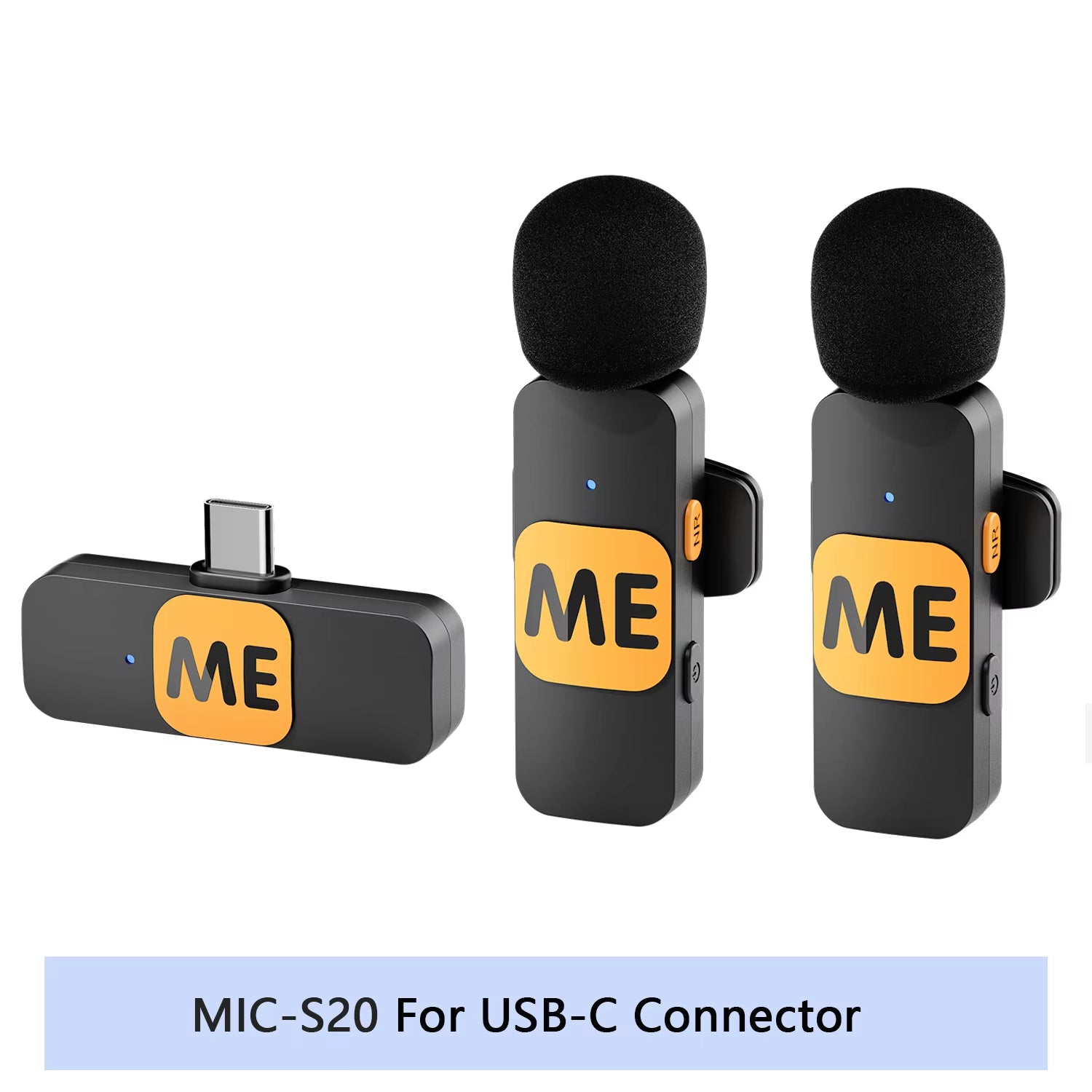 Professional Wireless Lavalier Microphone | Ultra-Compact Clip-On Mic for iPhone & Android