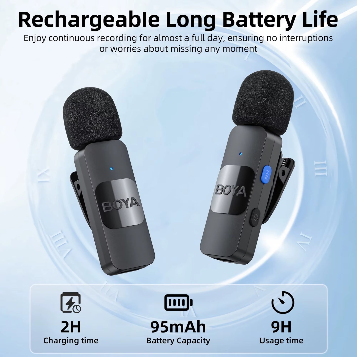Professional Wireless Lavalier Microphone | Ultra-Compact Clip-On Mic for iPhone & Android