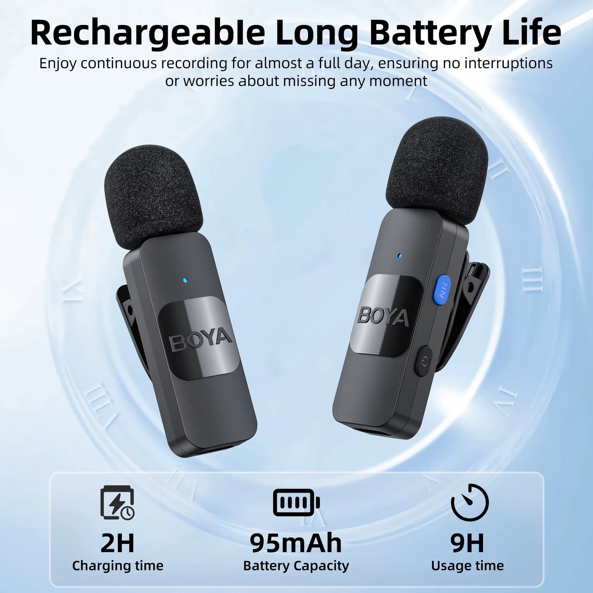 Professional Wireless Lavalier Microphone | Ultra-Compact Clip-On Mic for iPhone & Android