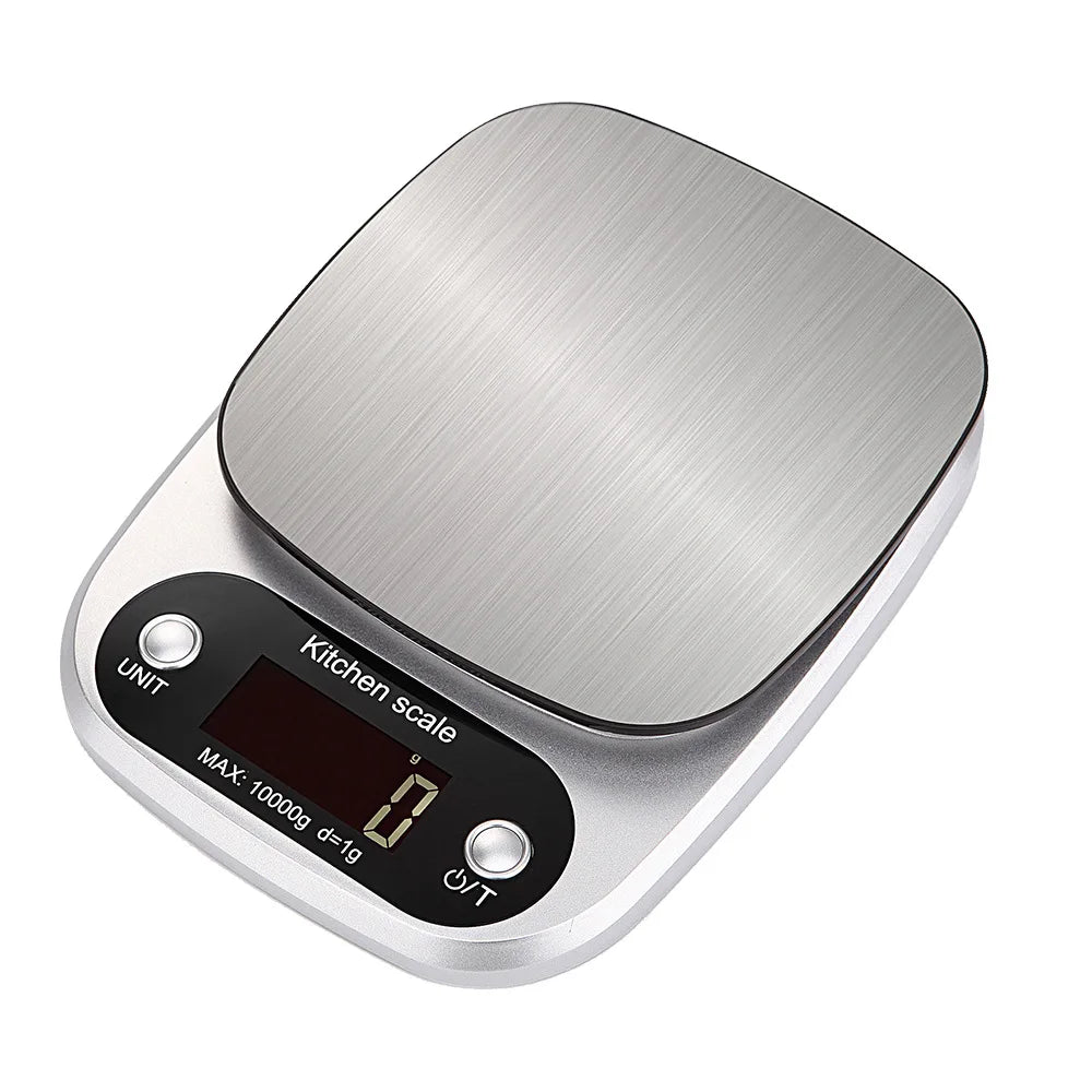PrecisionPro digital kitchen scale — waterproof stainless steel