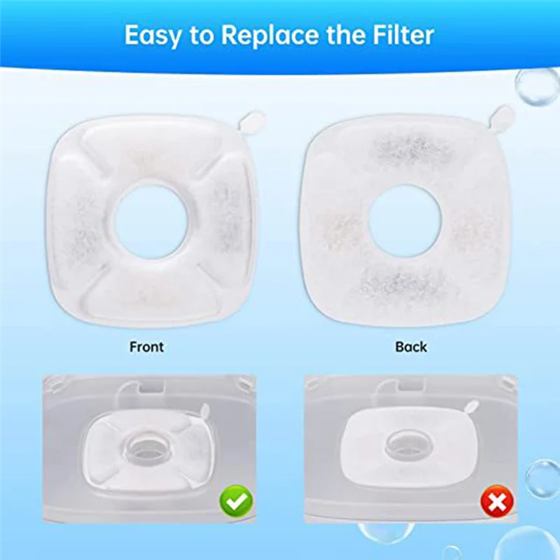 PureFlow replacement filter cartridges for pet water fountain — 20 pack