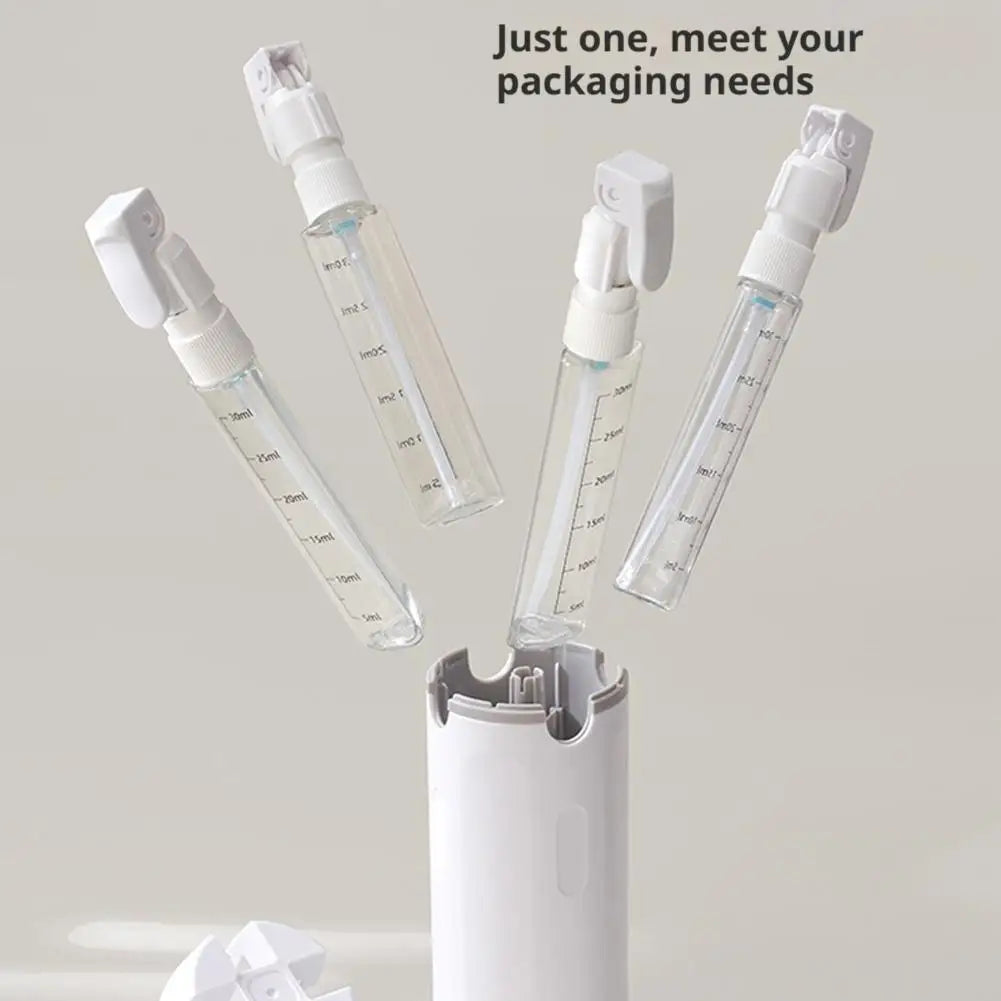 4-in-1 Leak-Proof Travel Dispenser | Rotatable TSA-Approved Toiletries Organizer