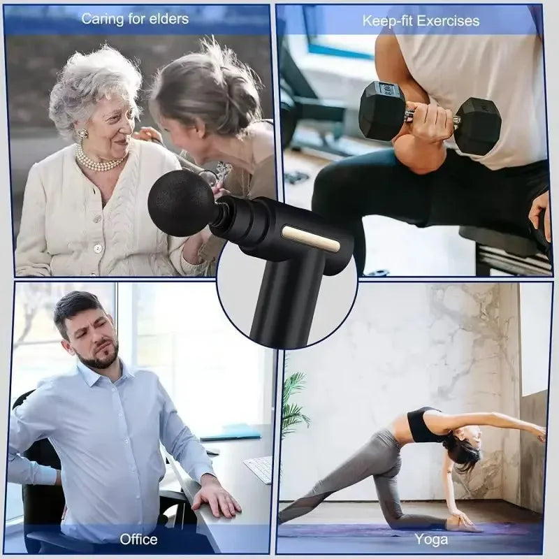 PowerPulse mini massage gun — 6800 speed percussion