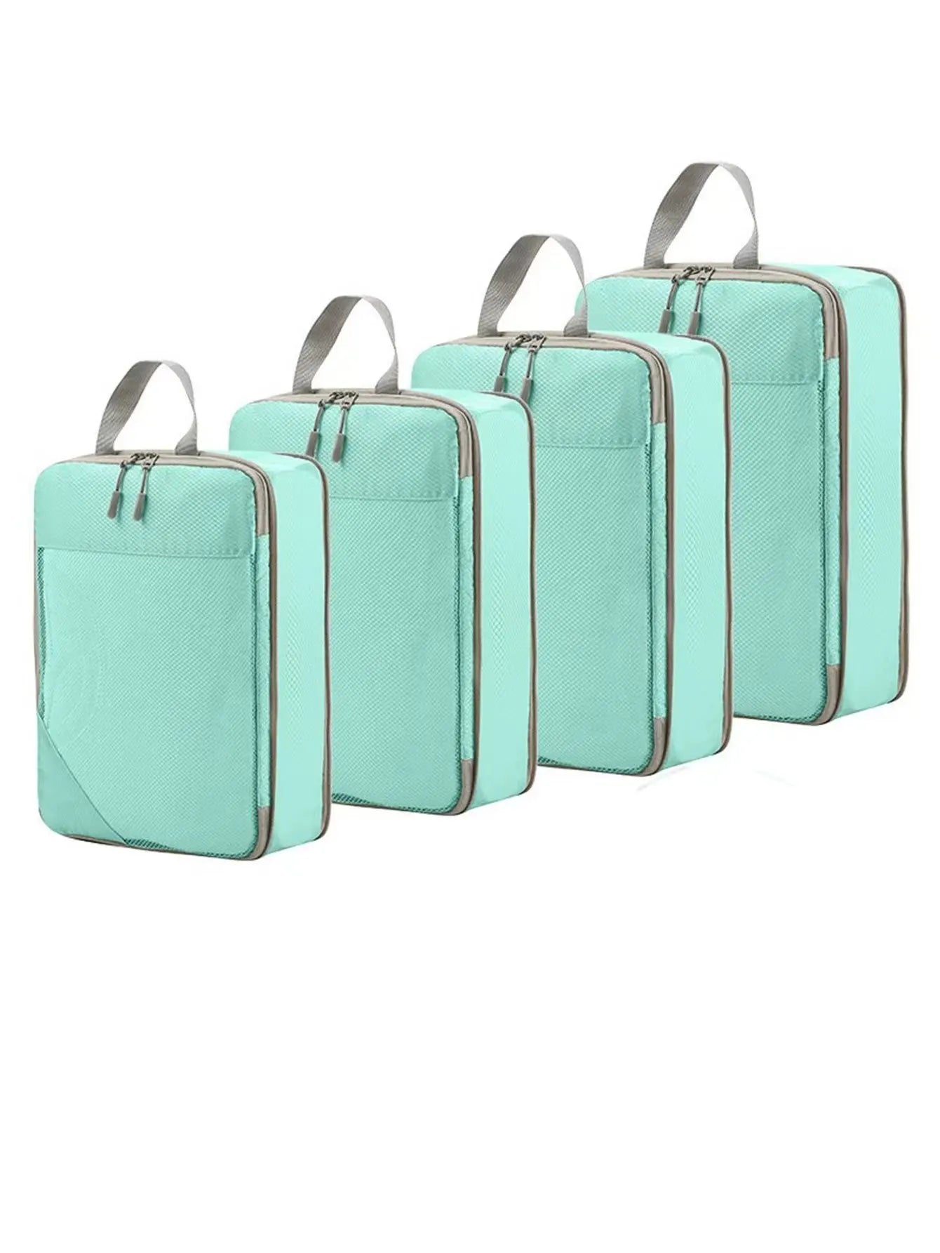 Compression Packing Cubes Set — Expandable Travel Organizer Bags for Luggage, Suitcase, and Carry-On