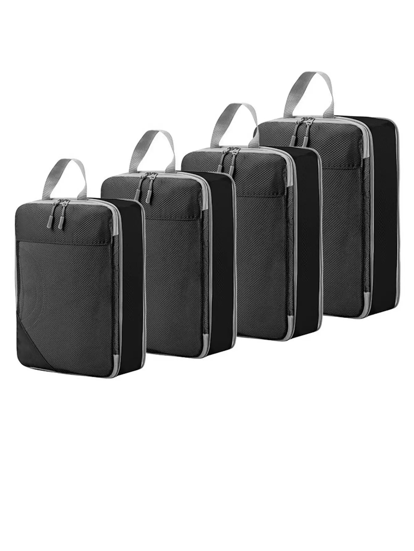 Compression Packing Cubes Set — Expandable Travel Organizer Bags for Luggage, Suitcase, and Carry-On