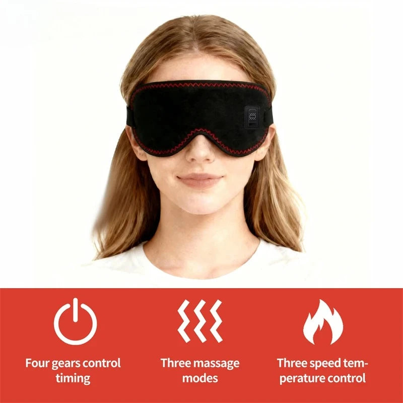 SoothEase heated eye massager — relax and de-puff