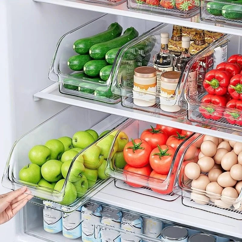 ClearSpace large-capacity transparent fridge organizer