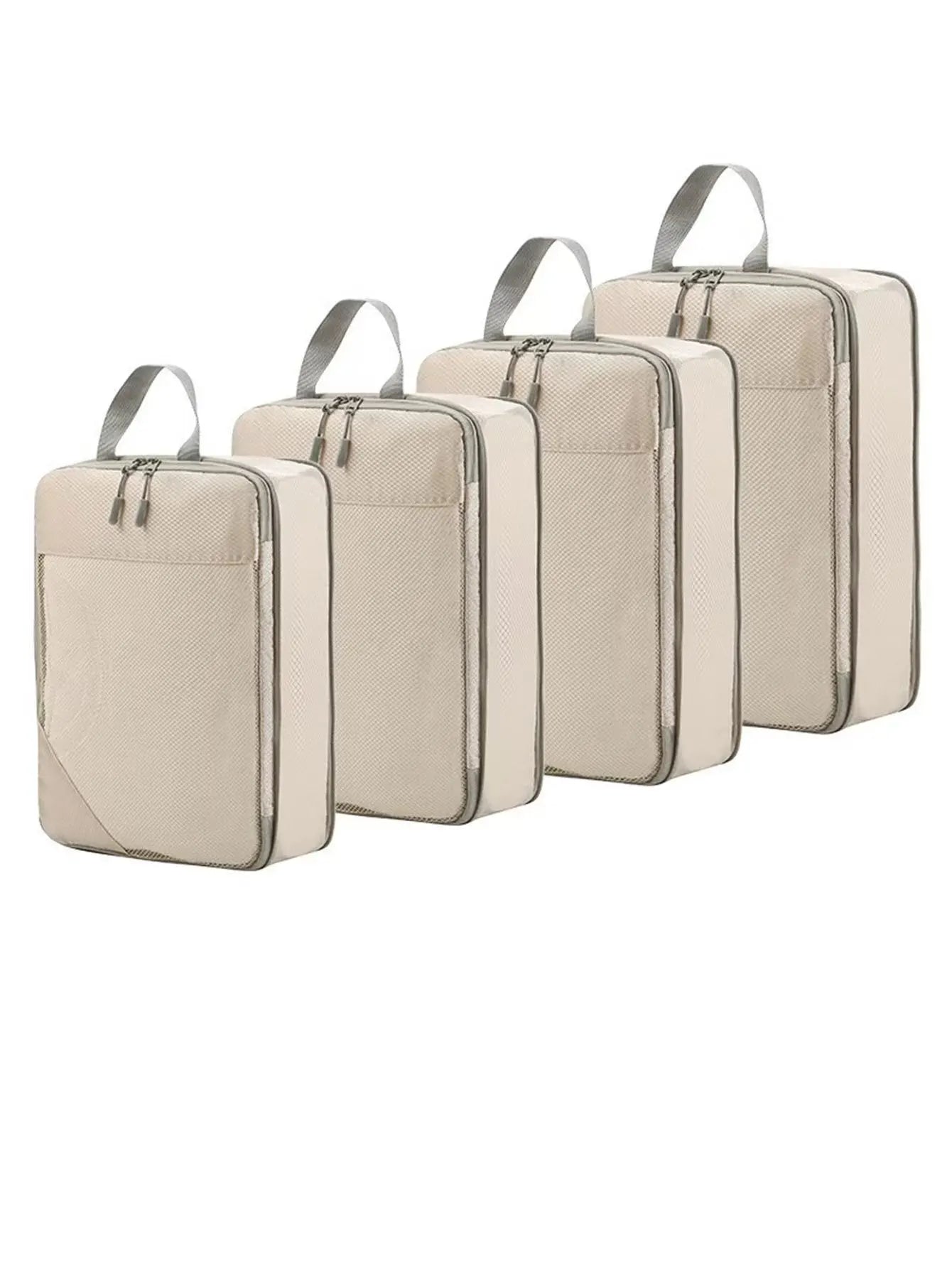 Compression Packing Cubes Set — Expandable Travel Organizer Bags for Luggage, Suitcase, and Carry-On