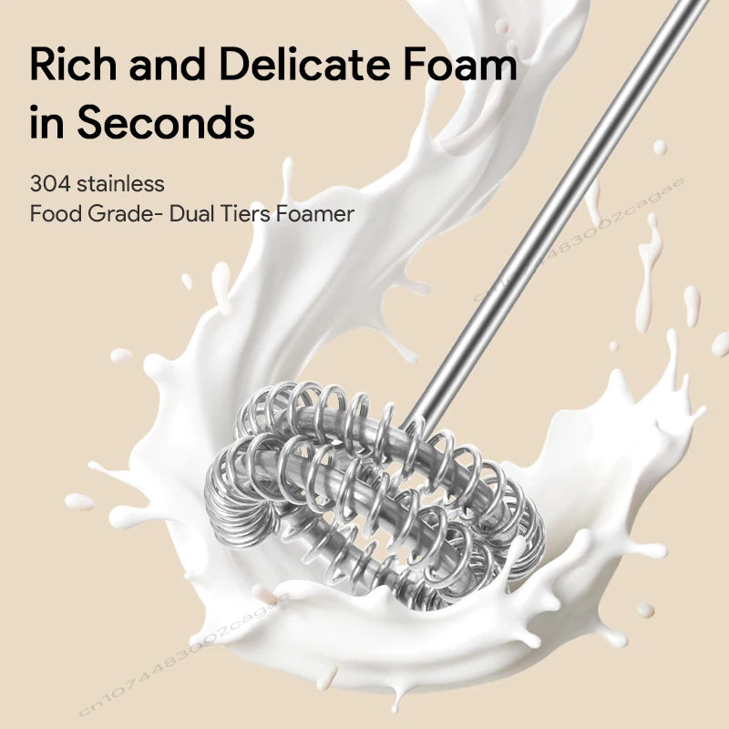 FoamCraft one-click rechargeable milk frother