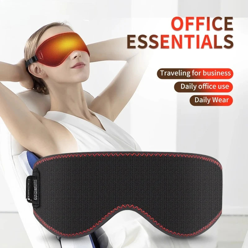 SoothEase heated eye massager — relax and de-puff
