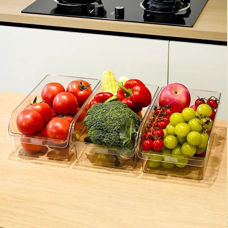 ClearSpace large-capacity transparent fridge organizer