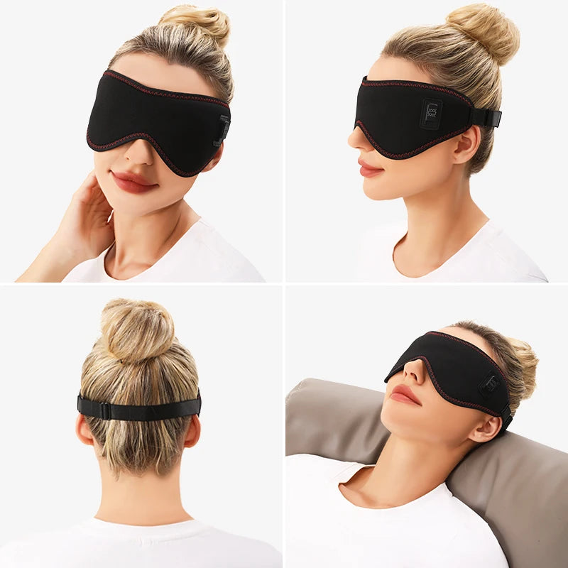 SoothEase heated eye massager — relax and de-puff