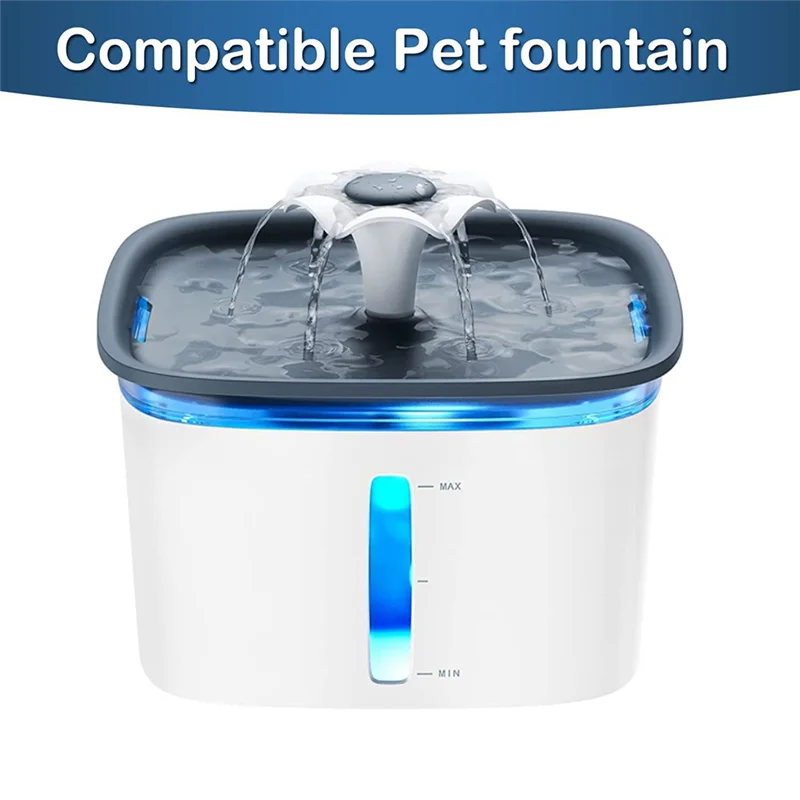 PureFlow replacement filter cartridges for pet water fountain — 20 pack
