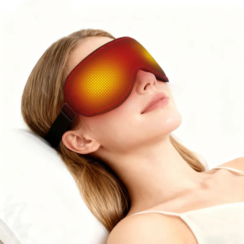 SoothEase heated eye massager — relax and de-puff