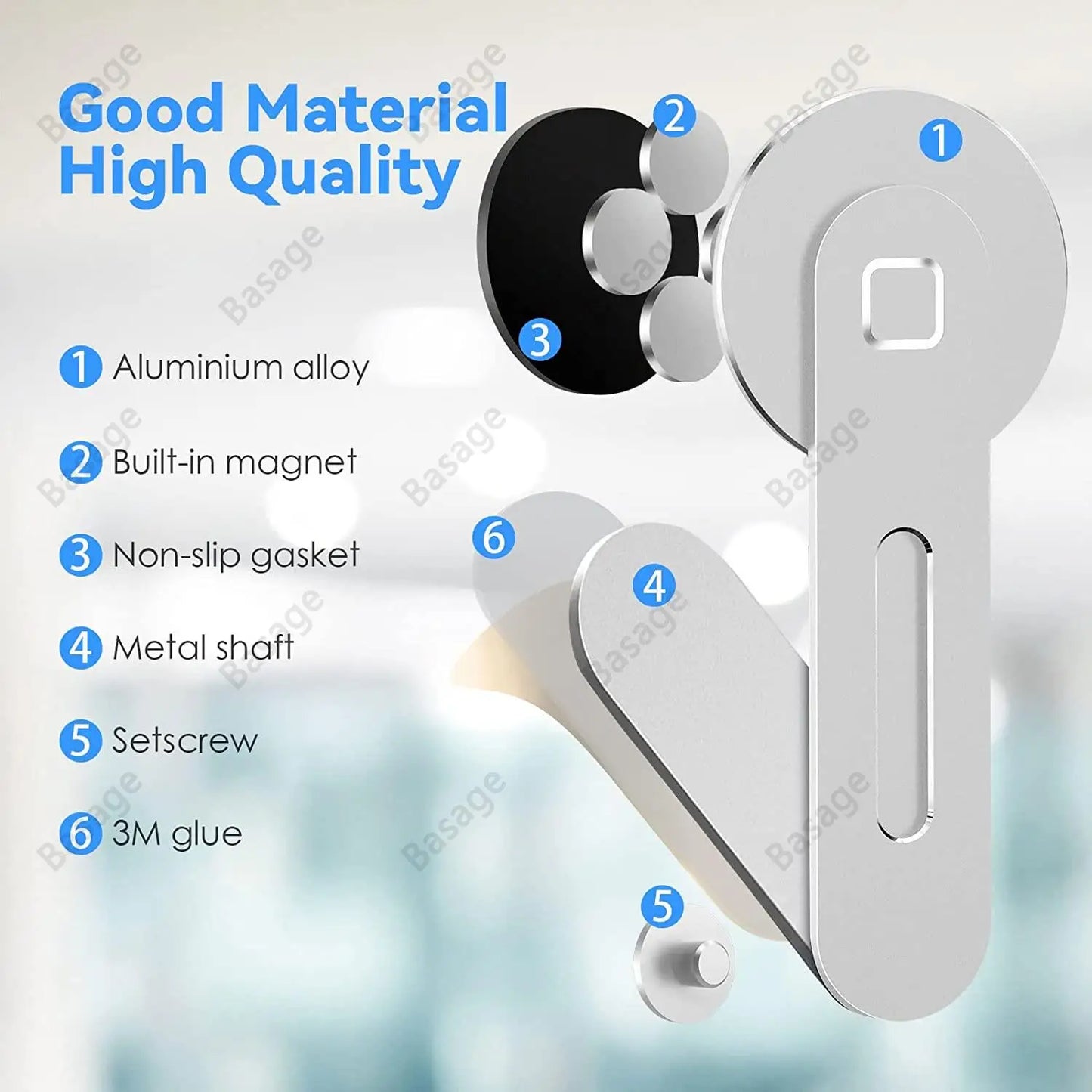 Magnetic Multi-Screen Expansion Bracket – Slim Aluminum Laptop Side Mount