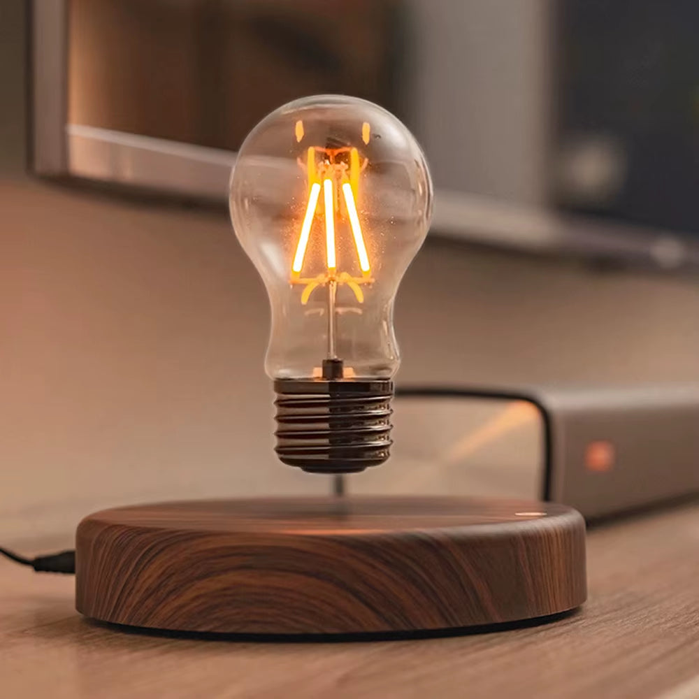 Floating 3D Moon Lamp – Magnetic Levitation Night Light with 360° Rotation & Touch Control