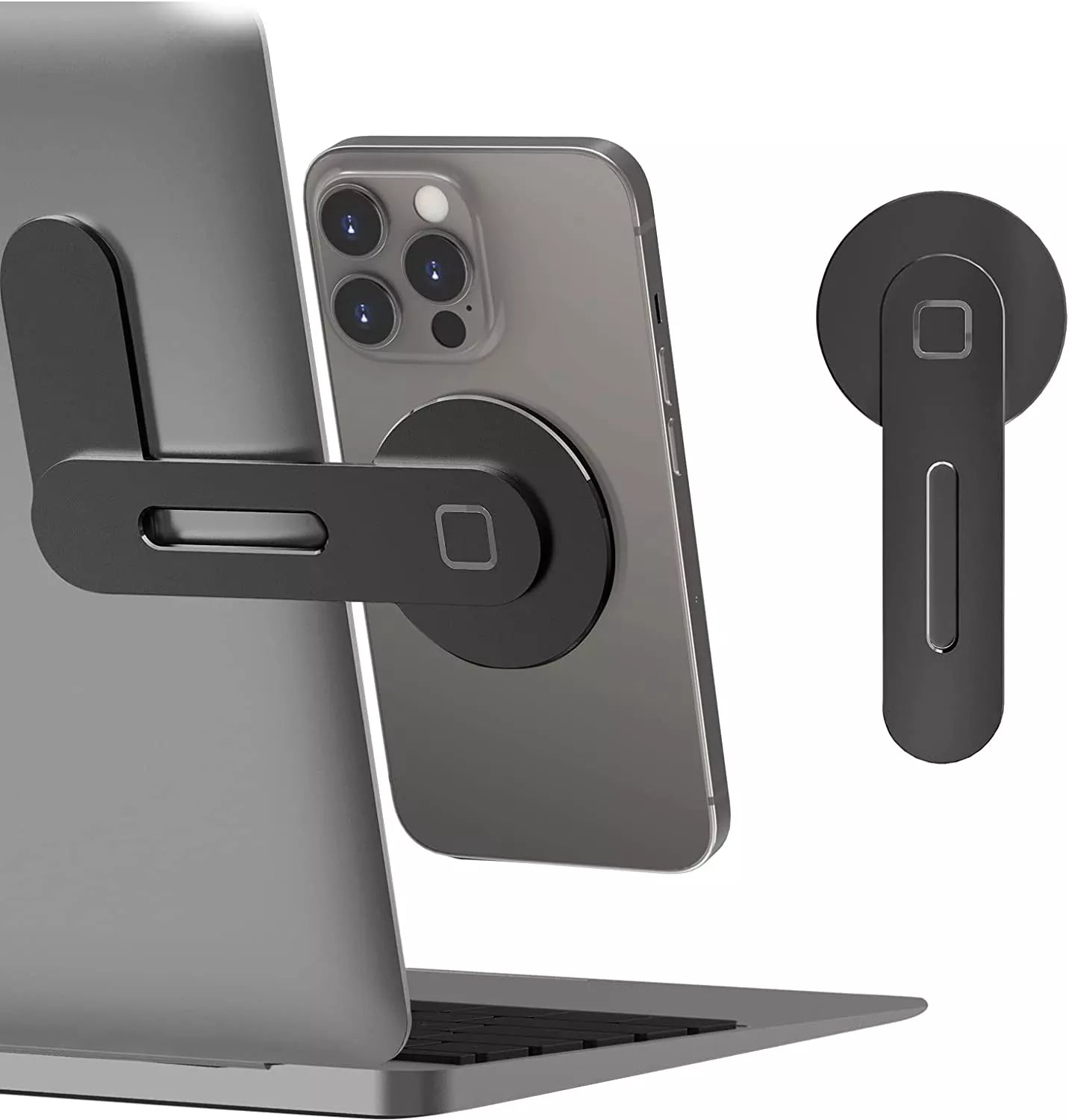 Magnetic Multi-Screen Expansion Bracket – Slim Aluminum Laptop Side Mount