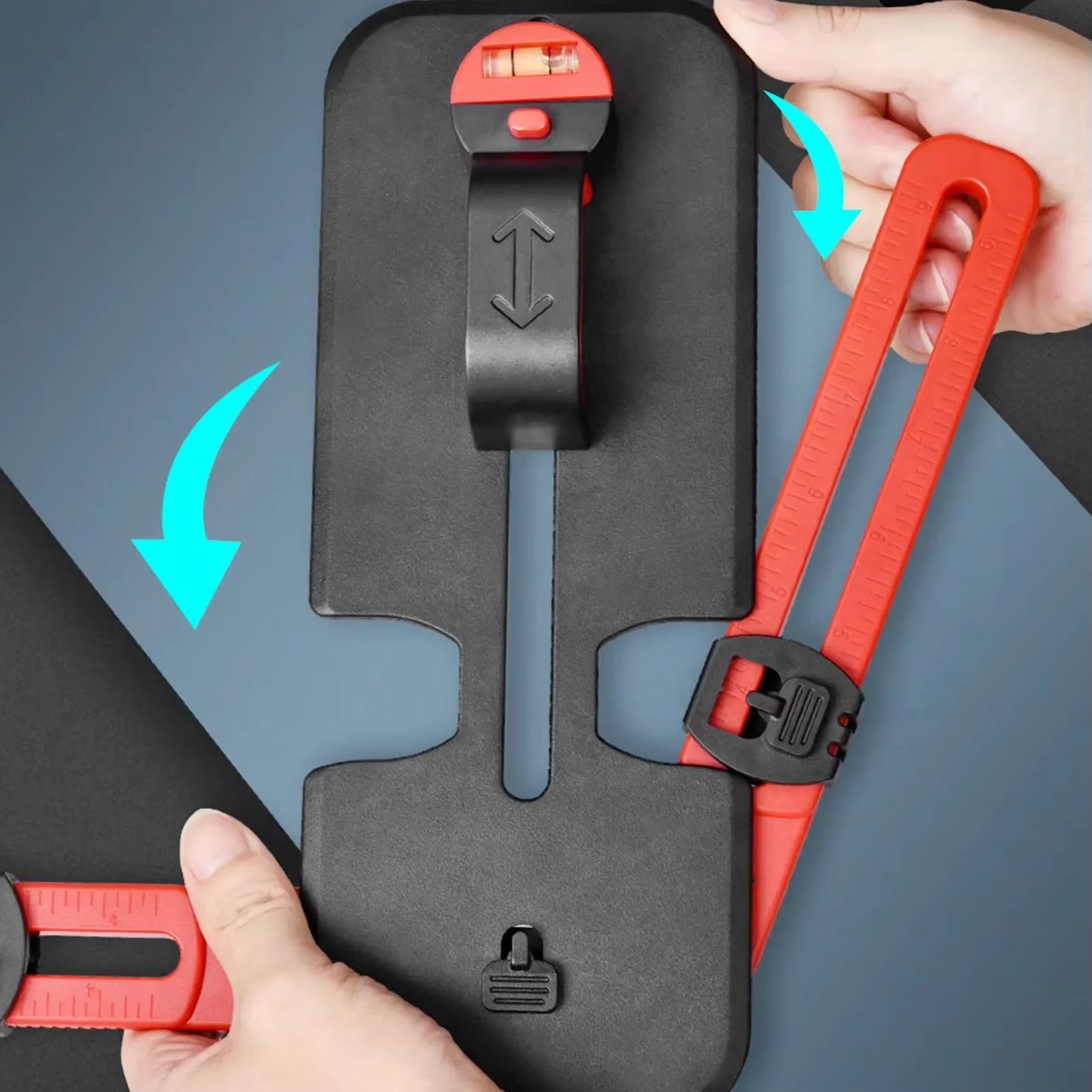 All-in-One Picture Hanging Tool | Precision Frame Leveling System with Built-in Bubble Level